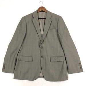 Joseph & Feiss Gold Men's Size 40R Grey Executive Fit 100% Wool Blazer Jacket